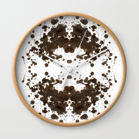 Symmetria Silver Wall Clock