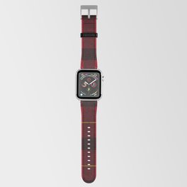 Red Tartan Plaid Apple Watch Band