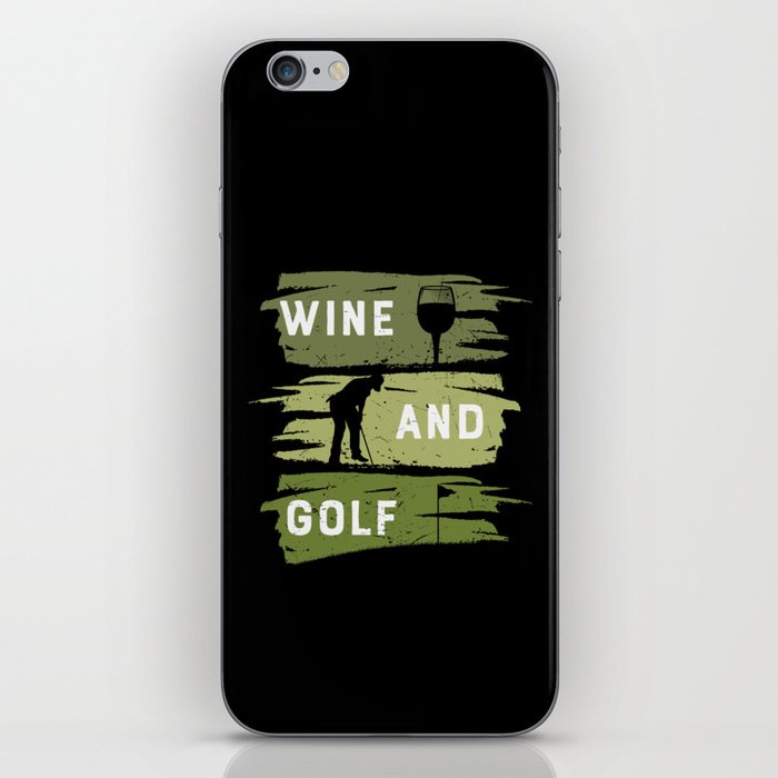 Wine And Golf iPhone Skin