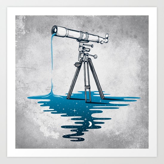 Liquid Universe Art Print