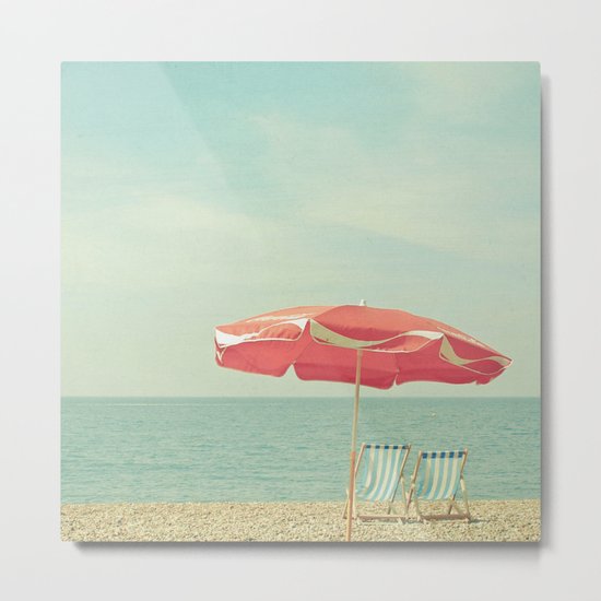 Deserted Beach Metal Print