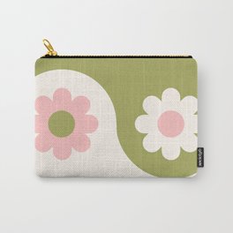 Yin Yang Flowers Carry-All Pouch