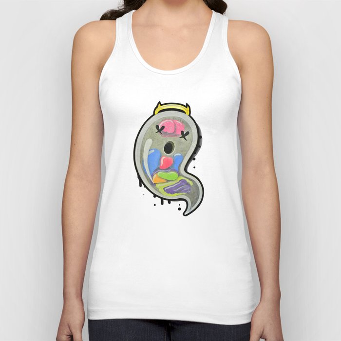 "Mr. Ghostee(the living ghost)" Tank Top