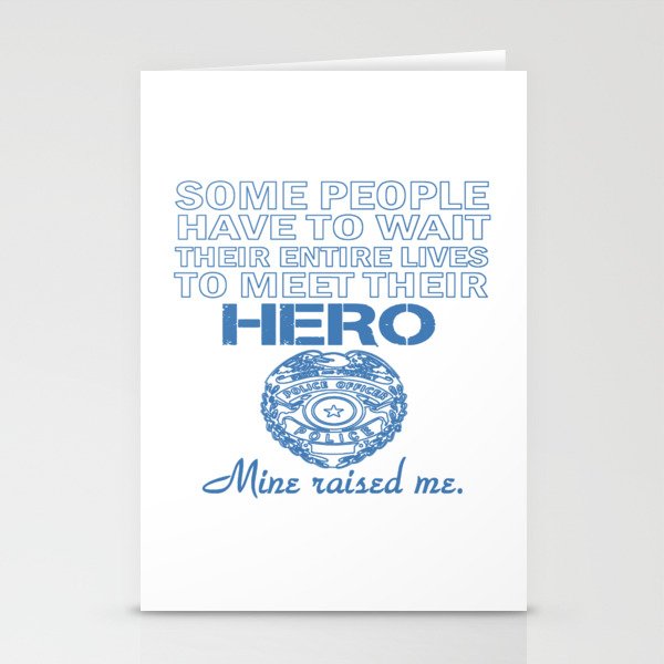 POLICE OFFICER'S DAUGHTER Stationery Cards