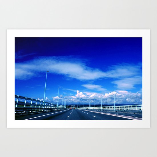 Severn Bridge Art Print