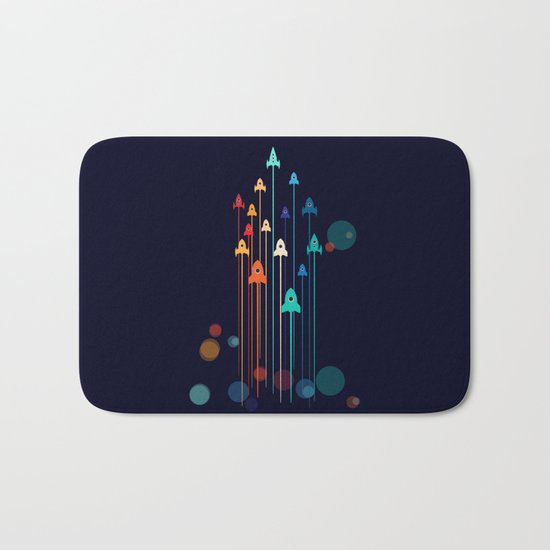 Rocket Race! Bath Mat