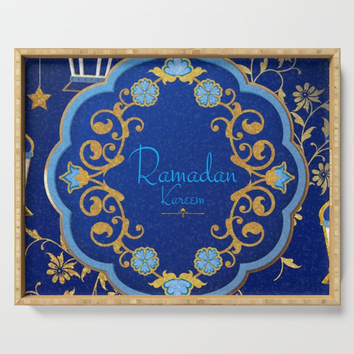 Greetings Ramadan Kareem Serving Tray
