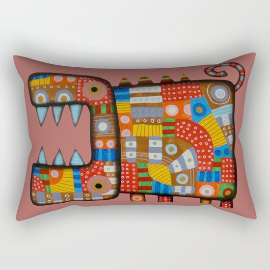 Dog hippo Rectangular Pillow