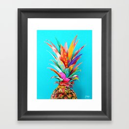 EttaVee Pineapple Crown Framed Art Print