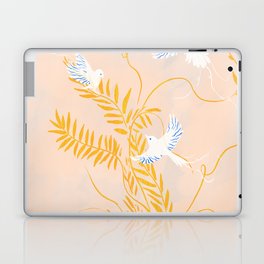 Willow Plants and Birds Laptop Skin