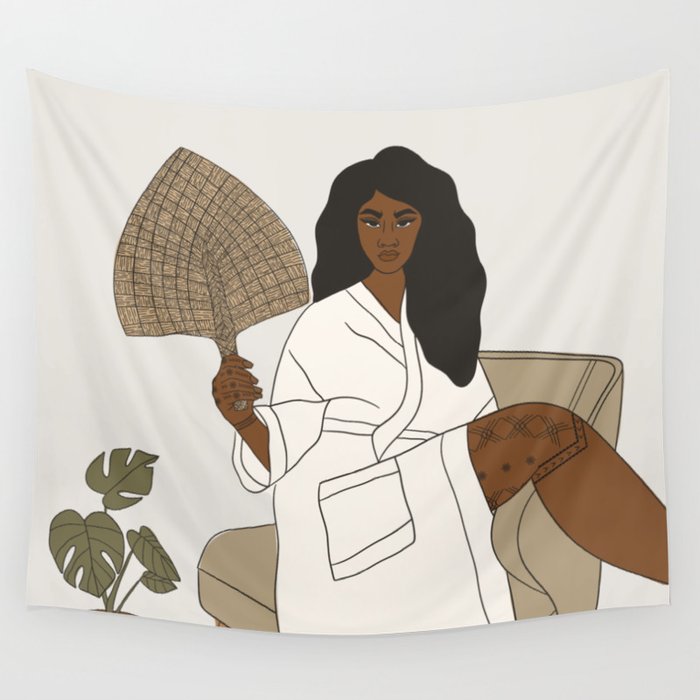 UrbanNesian Don't Forget to Relax Wall Tapestry