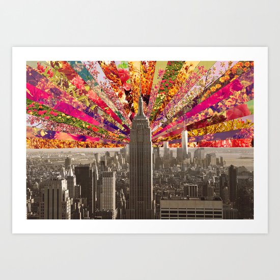 BLOOMING NY Art Print