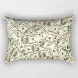 100 dollar bills Rectangular Pillow