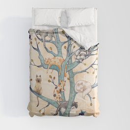 The tree of cat life Comforter
