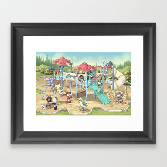 Playground Framed Art Print