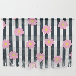 Floral Stripes Wall Hanging