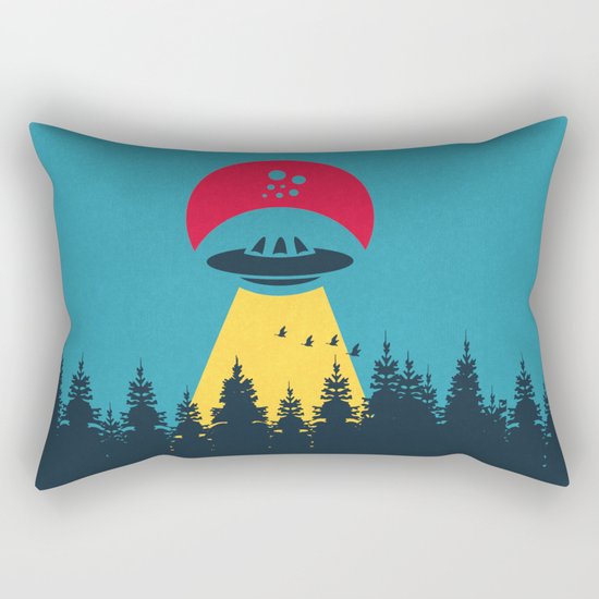 Visiteurs Rectangular Pillow