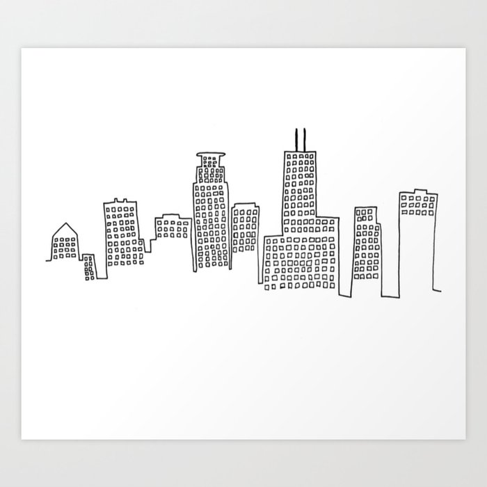 Minneapolis Skyline Art Print