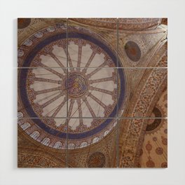 Sultan Ahmed Mosque Wood Wall Art