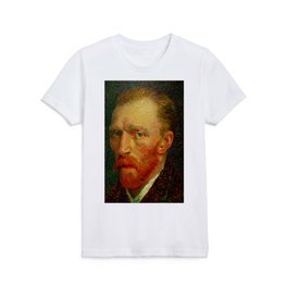 Vincent van Gogh (Dutch, 1853-1890) - Self-Portrait - Date: 1887 - Style: Post Impressionism - Media: Oil - Digitally Enhanced Version (1500 dpi) - Kids T Shirt