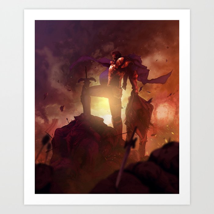 Luca Blight the Beast of Suikoden II Art Print