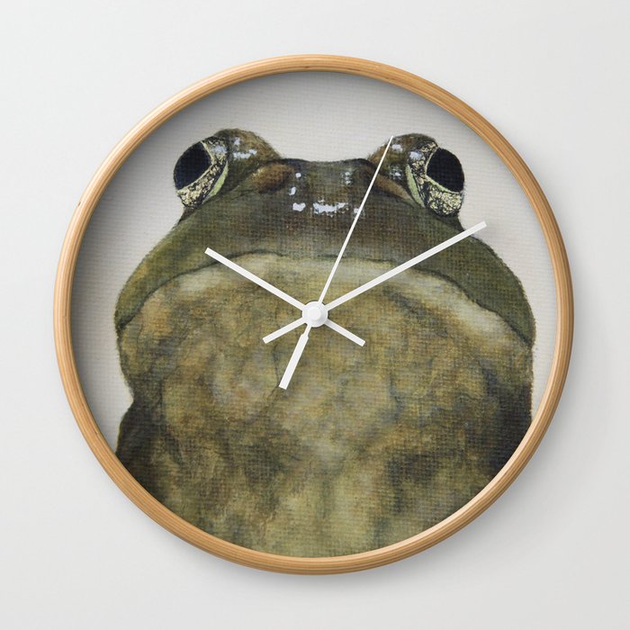 Hey, Frog Wall Clock