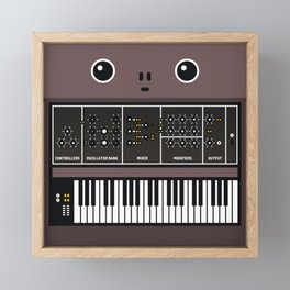 synthesizer Framed Mini Art Print
