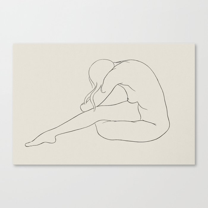 Nude Woman – Ananda K. Coomaraswamy Canvas Print