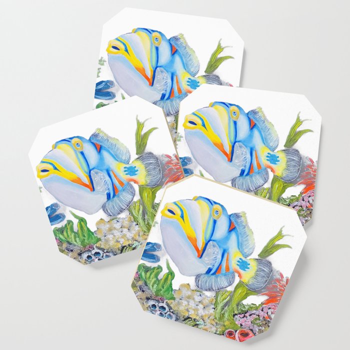 Colorful Humuhumu Coaster