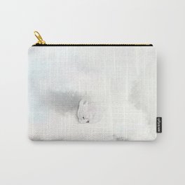 Rabbit In A Snowstorm Carry-All Pouch
