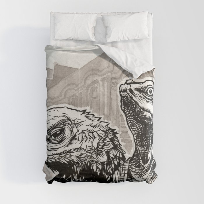 Lagartijas / Lizards Comforter