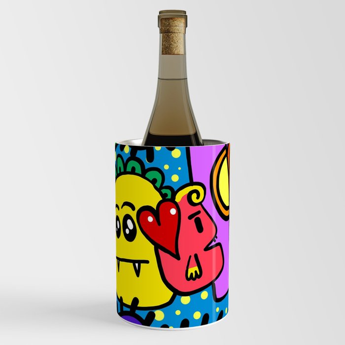 Bright Doodle 2 Wine Chiller