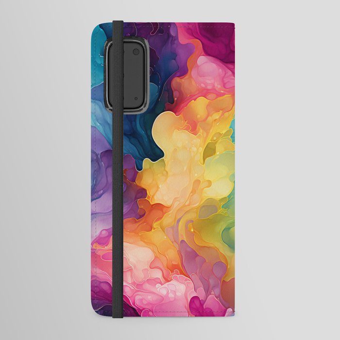 Liquid colors #10 Android Wallet Case
