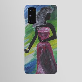 Lady In Red Dress Android Case
