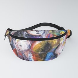 Two Woman and Horses, nude figurative portrait painting Fanny Pack | Horse, Abrabian, Horses, Andalusian, Madrid, Barcelona, Friesian, Morgan, Quarter, Abstract 