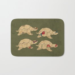 Heroes in a pizza box... Turtle Power! Bath Mat
