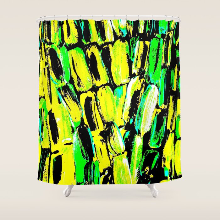 Jamaican Sugaarcane Shower Curtain by ANoelleJay Society6