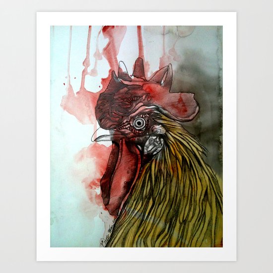 Roosting Art Print