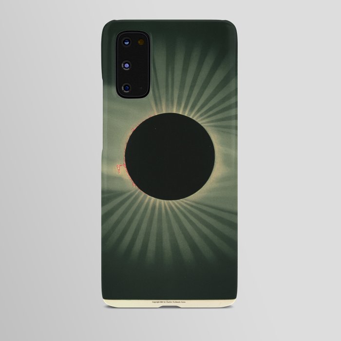 Total solar eclipse by Étienne Léopold Trouvelot (1878) Android Case