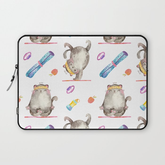 cute cat / funny / cats pattern Laptop Sleeve