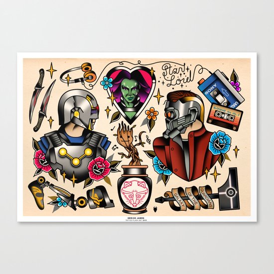 Guardians Flash Set Canvas Print