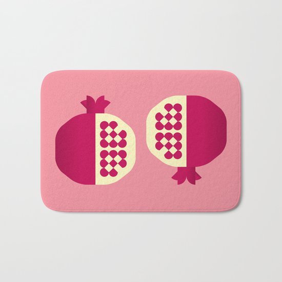 Fruit: Pomegranate Bath Mat