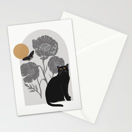 Cat & Butterfly Stationery Cards