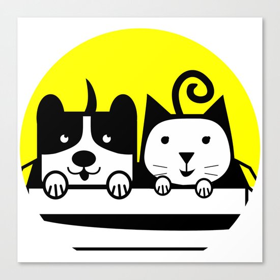 MY PETS 02 Canvas Print