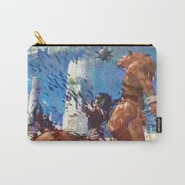 Killing werewolf Carry-All Pouch | Drawing, Coloredpencil, Realism, Vindictus, Game, Stencil, 3D, Werewolf, Monster, Mabinogiheroes 