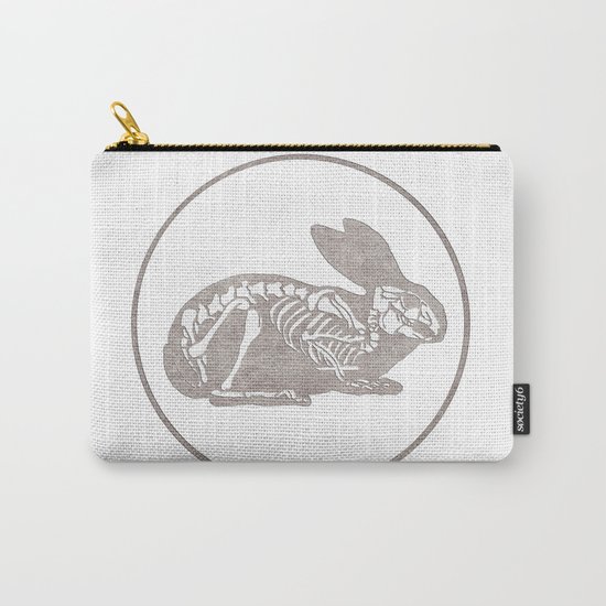 In which a rabbits anatomy is observable Carry-All Pouch