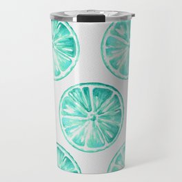 Turquoise Citrus Travel Mug