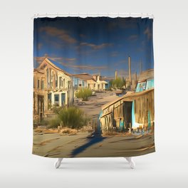Ghost Town Shower Curtain
