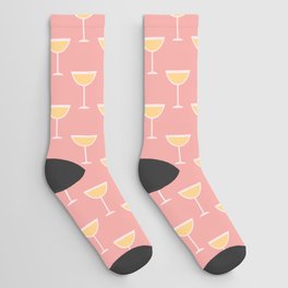 Pink Champagne Tower Socks