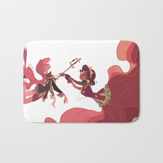 For the Rose Bride Bath Mat